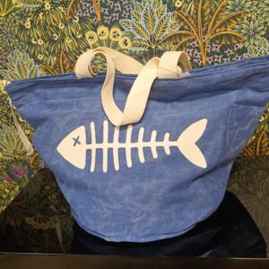 Bolso raspa azul